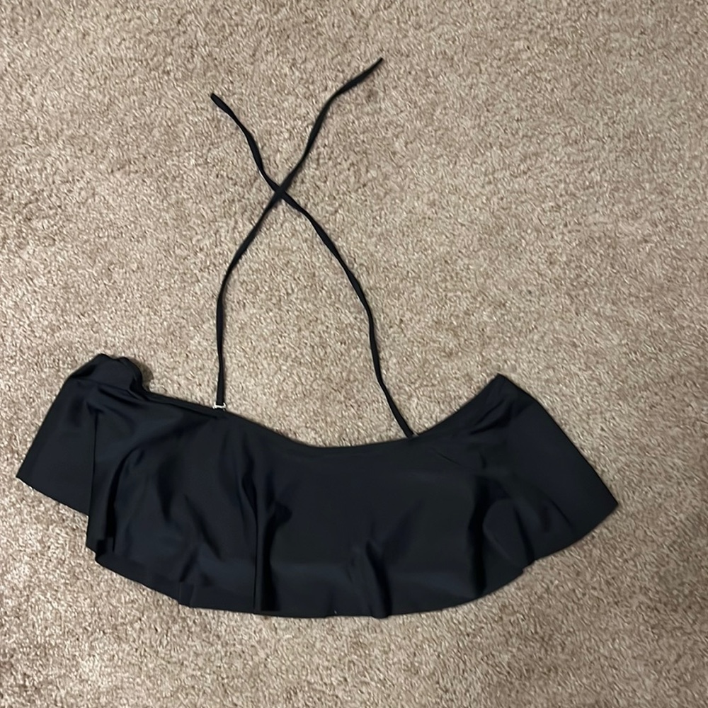 Swimsuit halter neck off the shoulder top